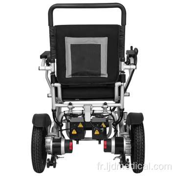 fauteuil roulant électrique léger pliable en tube d&#39;acier épaissi